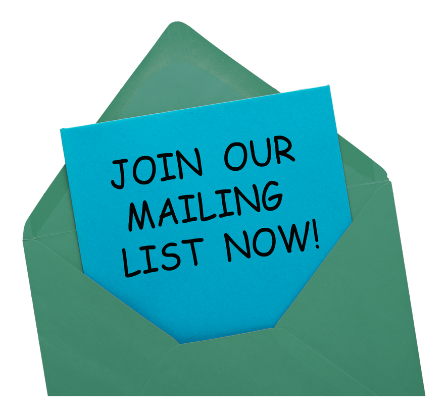 Join our mailing List