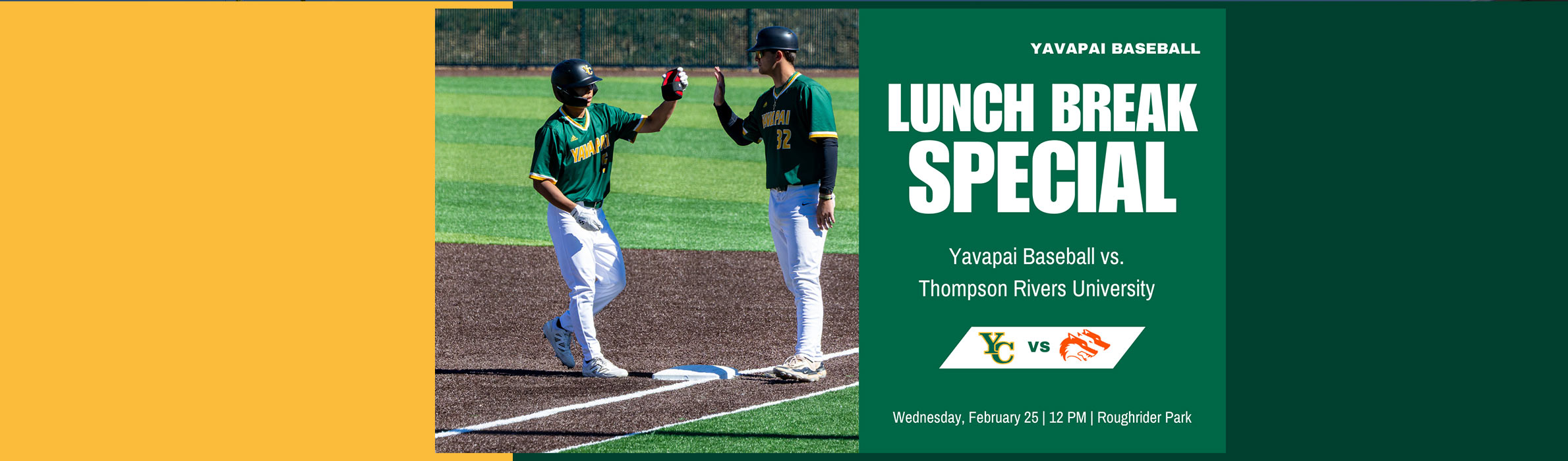 Lunch and Baseball Announcement