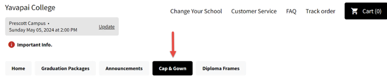 cap and gown ordering image