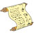 Scroll paper graphic