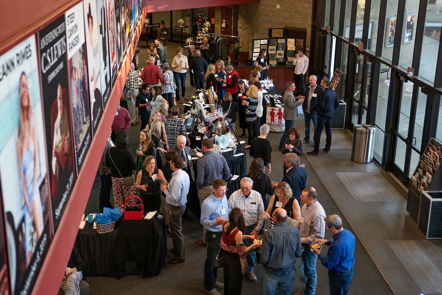 Gathering of people at a Yavapai College Foundation event
