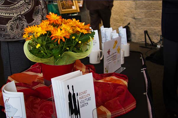 Table display at the event